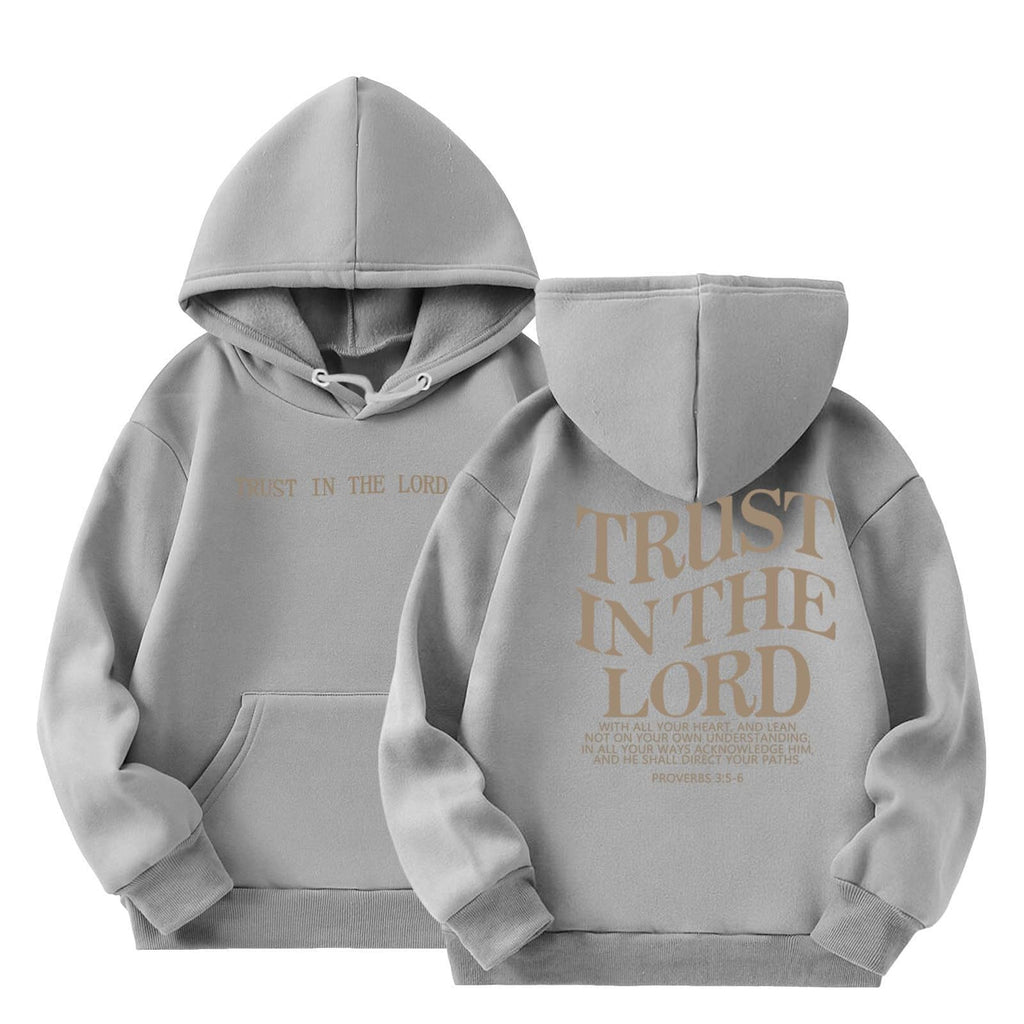 Boys Jesus Loves You Hoodie Kid Girls Christian Swaetshirt Letter Print Long Sleeve Faith Religious God Pullover Tops Z3-Grey 6-7 Years