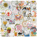 100Pcs Jesus Christian Stickers Bible Verse Faith Stickers Inspirational Decals Stickers for Water Bottles Religious Christian Easter Christmas Gifts for Adults Kids Men and Women