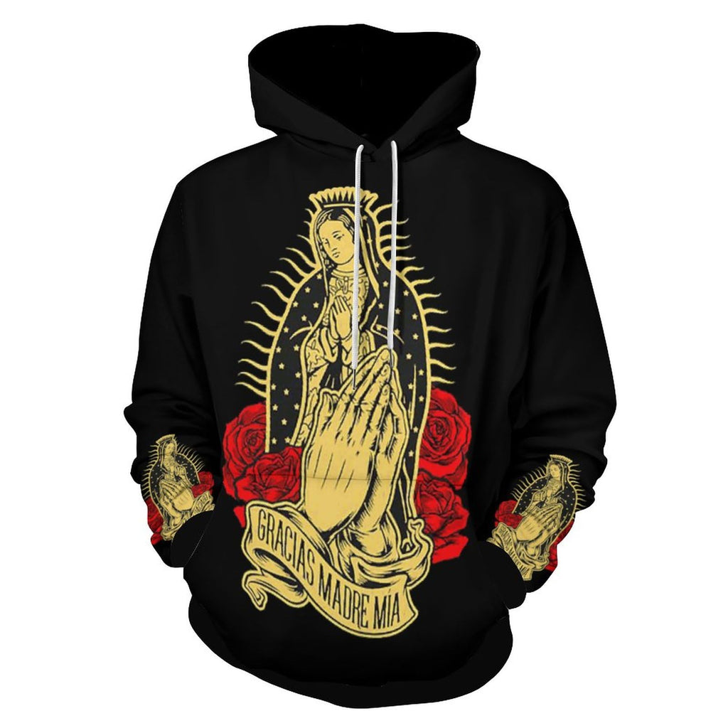 Our Lady of Guadalupe - Virgin Mary Hoodie Men Women XL