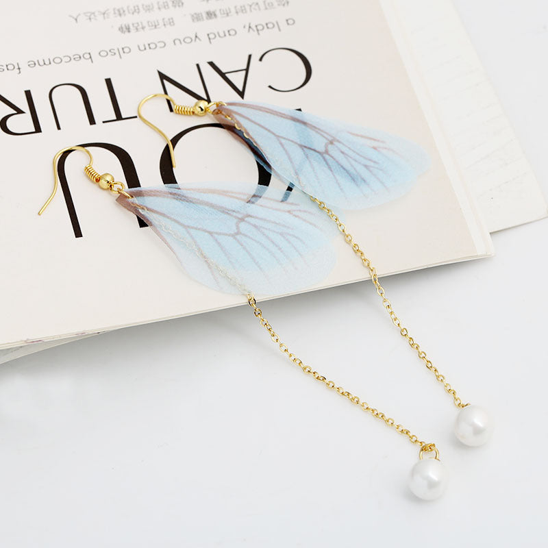 Butterfly Pearl Style Earrings