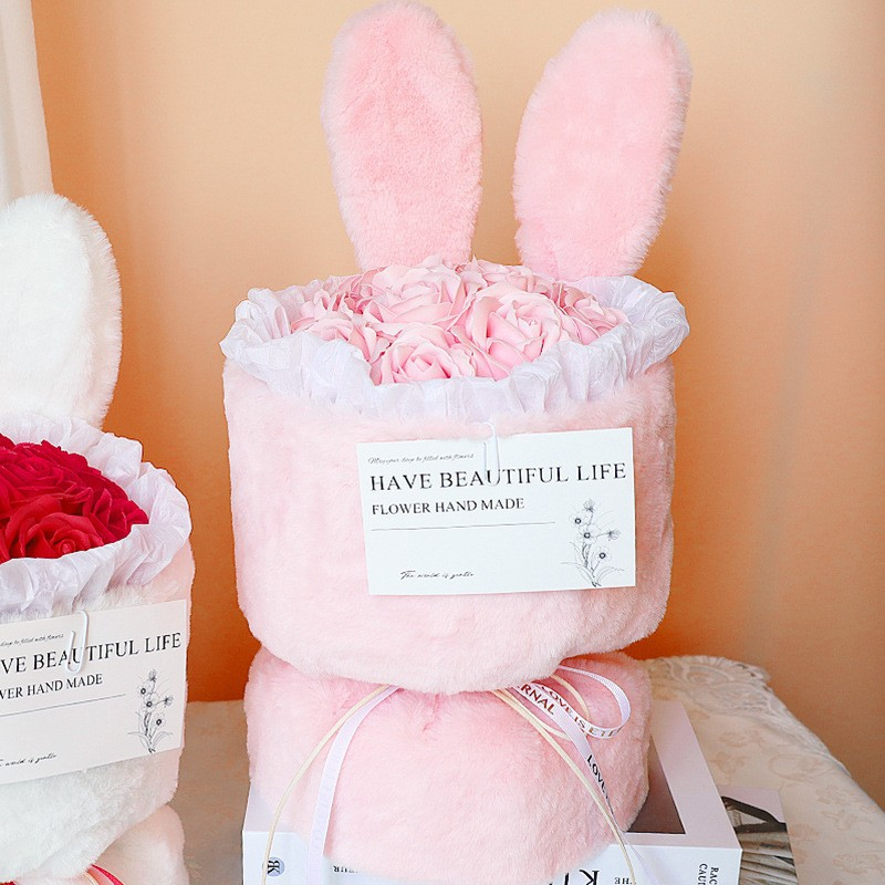 Elegant Soap Flower Bouquet