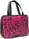 Juicy Couture Womens Cosmetics Bag - Hanging Travel Makeup and Toiletries Weekender Bag Cheetah Print