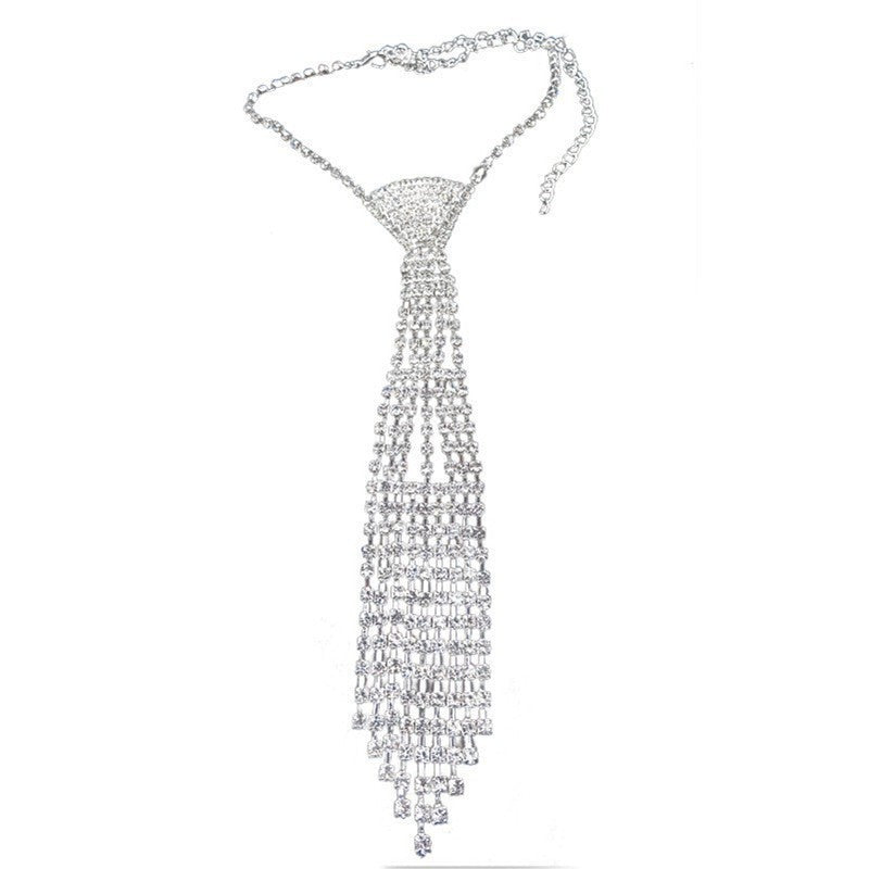 Trendy Arrow-Shaped Rhinestone Ties
