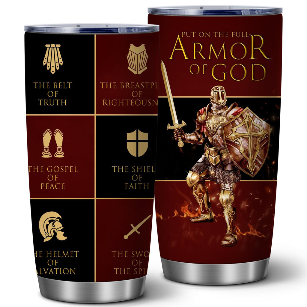 The Full Armor Of God 20oz Insulated Tumbler