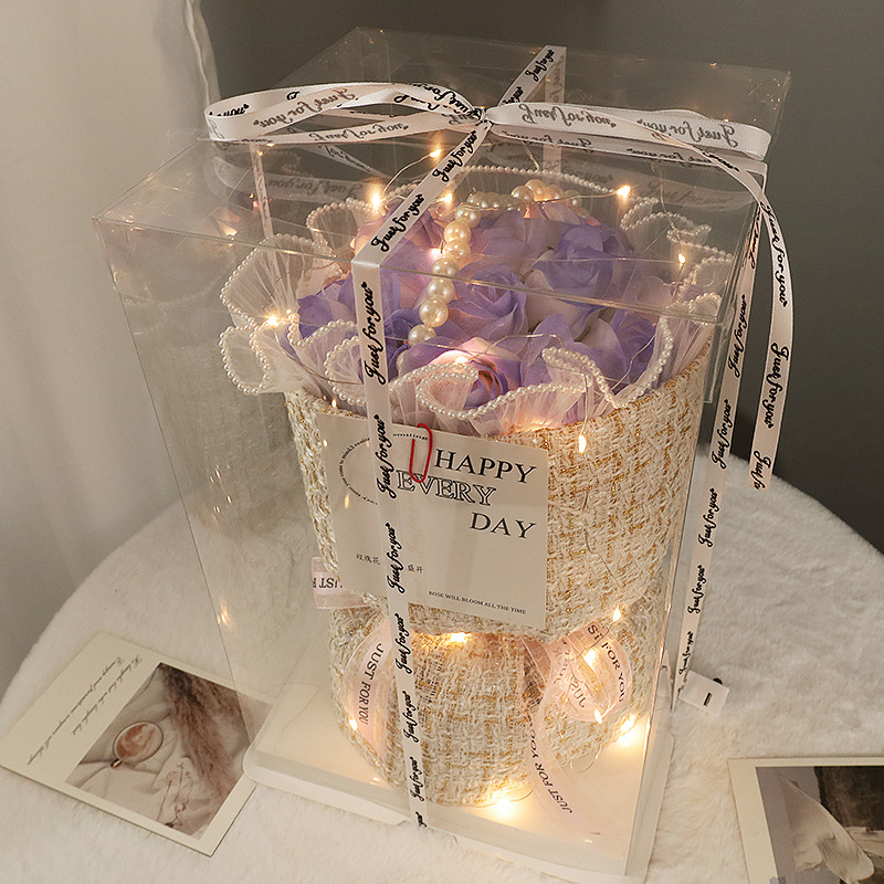 Elegant Soap Flower Bouquet