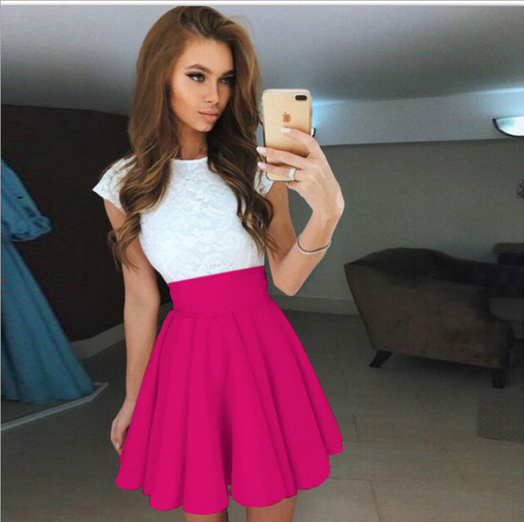 Lace Patchwork Dress (Lace Dress)