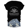 Homeschool Mama Shirt Women Mamas Academy Bible Verse Short Sleeve Graphic Tees Christian T-Shirt Mothers Day Tops Black (large)