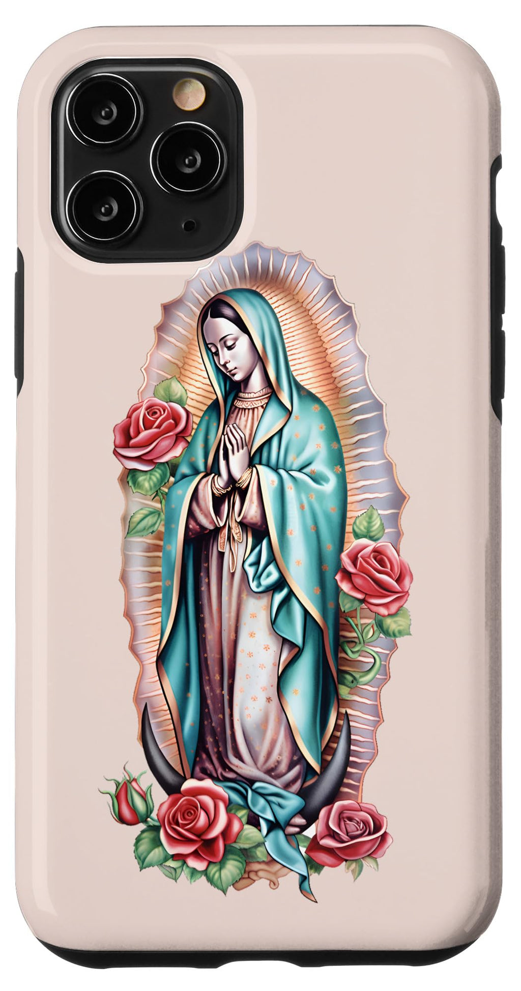 (iPhone 11 Pro) Blessed Christian Mom Accessories Mexican Girls Virgin Mary Case