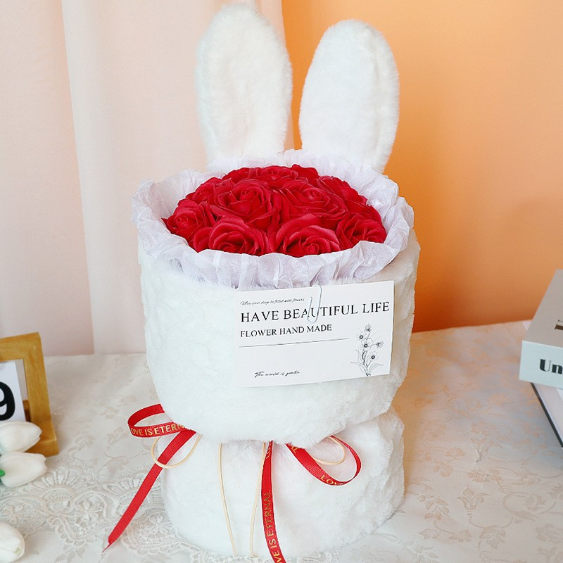 Elegant Soap Flower Bouquet