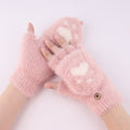 Winter Cat Claw Knit Gloves