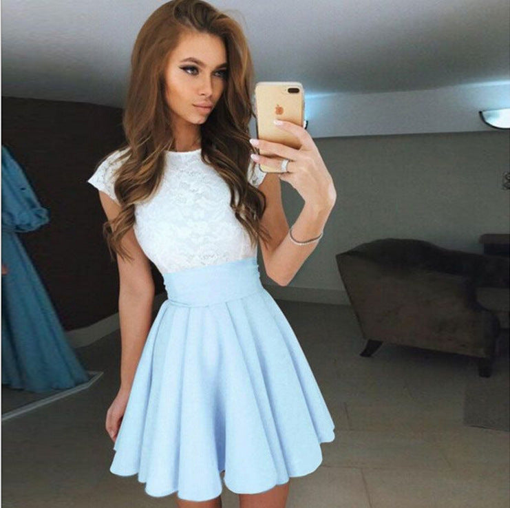 Lace Patchwork Dress (Lace Dress)