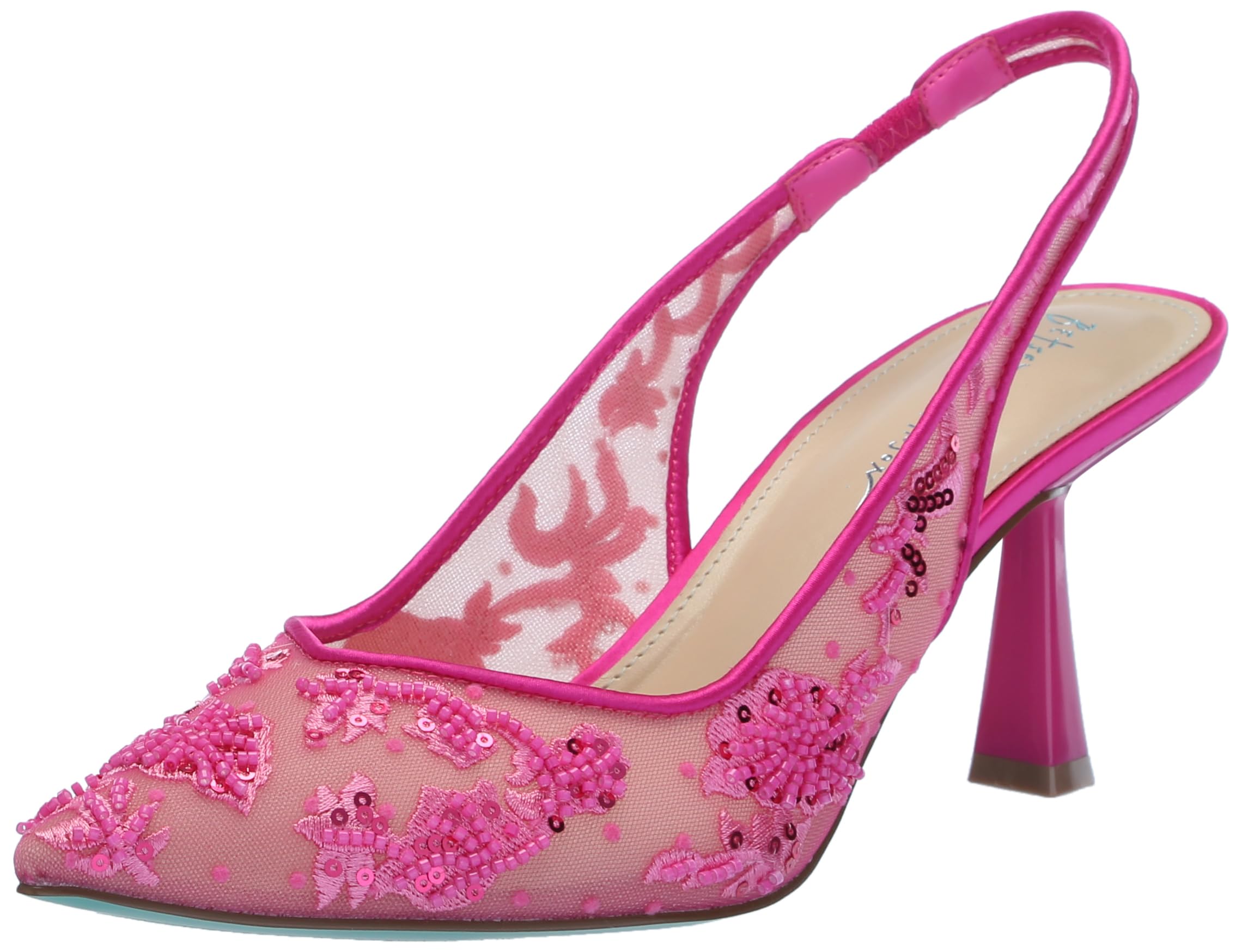 Betsey Johnson Womens Nikki Pump Fuchsia (size 11)