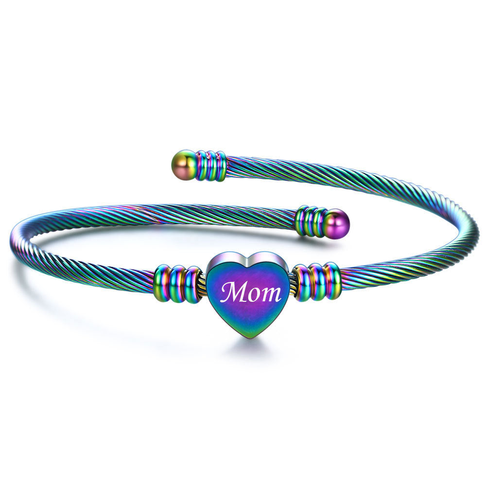 Stainless Steel Braided (Mother’s Day) Bracelets for Mom